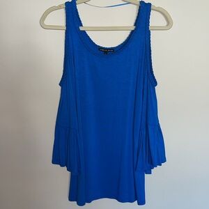 Cable & Gauge Cold Shoulder Top